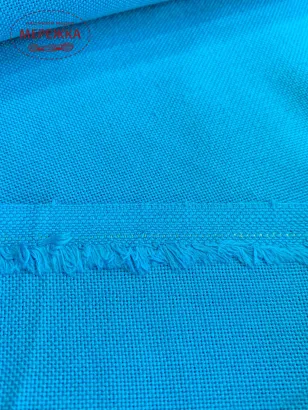 Фото полотно домоткане бірюзове