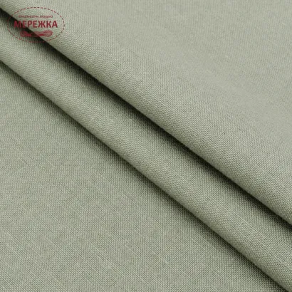 Фото Домоткане полотно Коломбіна льон/бавовна, колір Сірий агат