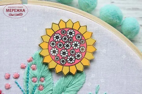 Фото Flamingo Toes Магнітний тримач для голок Sunny Daisy Dresden