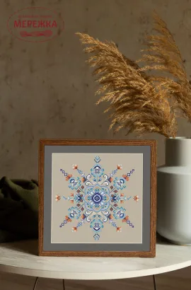 Фото Набір для вишивання хрестиком LittleStitch Зимова мандала 240044