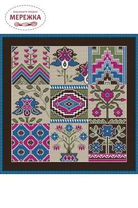 Фото Набір для вишивання хрестиком LittleStitch Семплер - українська душа 240051