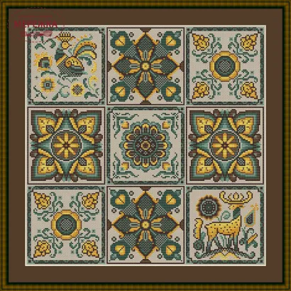 Фото Набір для вишивання хрестиком LittleStitch Косівський семплер 250072