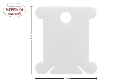 Фото Органайзер для муліне Leisure Arts, бобінки пластикові, 100 шт. EBL84549