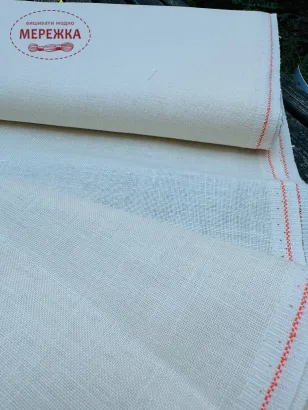 Фото Zweigart рівномірне полотно Edinburgh 36 ct 3217/99 Soft Cream (100% льон)