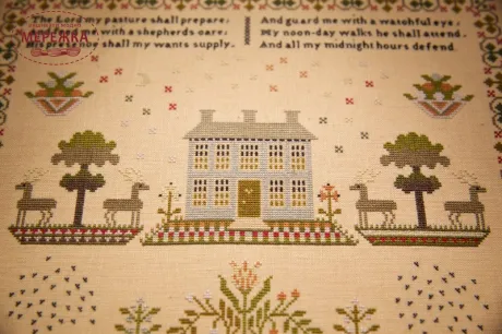 Фото Hands Across the Sea Samplers Схема Elizabeth Dinsdale 1846 W5555