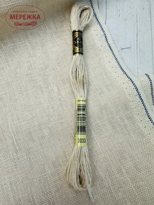 Фото Рівномірне полотно Graziano Emiane 28 ct, колір Panna, 180 см. TA1757