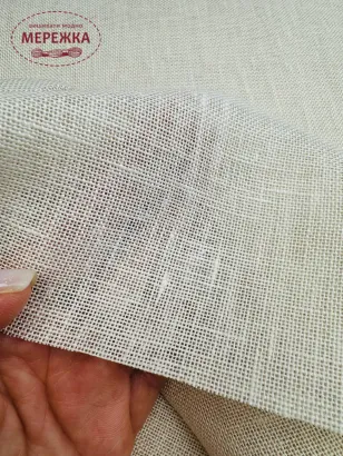 Фото Рівномірне полотно Graziano Emiane 28 ct, колір Panna, 180 см. TA1757