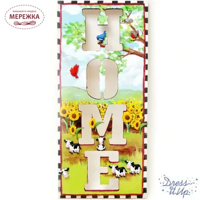 Фото Dress It Up набір пришивних декоративних гудзиків Feathered Friends 6956