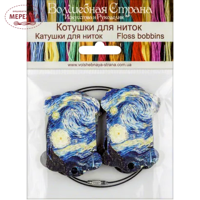 Фото бобінки для муліне з малюнком FLC-104(S)