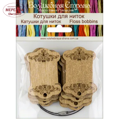 Фото бобінки для муліне з малюнком FLC-114(S)