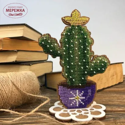 Фото набір для вишивання бісером Кактус FLK-189