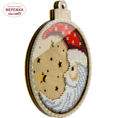 Фото набір для вишивання ялинкової іграшки FLK-365
