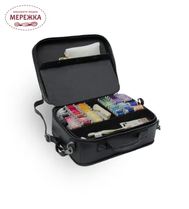 Фото MUUD Flora валіза шкіряна, колір Black 