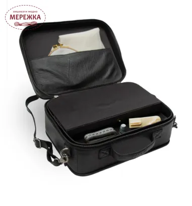 Фото MUUD Flora валіза шкіряна, колір Black 