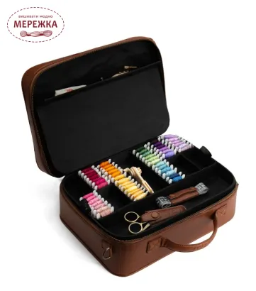 Фото MUUD Flora валіза шкіряна, колір Rich Brown