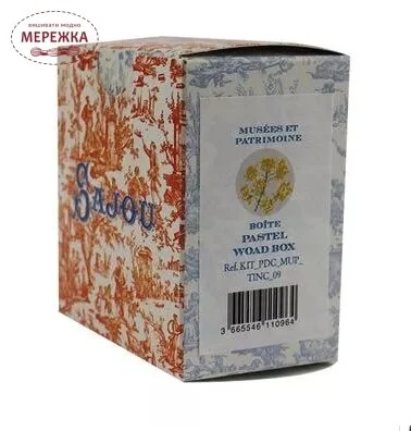 Фото Набір для вишивання хрестиком Sajou Декоративна скринька Flower Woad #09