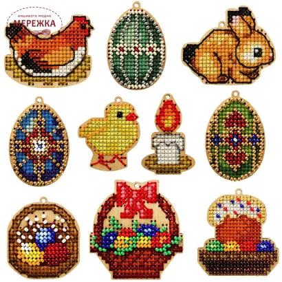 Фото набір для вишивання Великдень FLSW-008