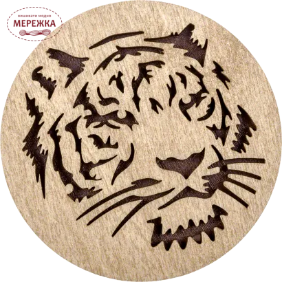 Фото скринька для рукоділля з тигром