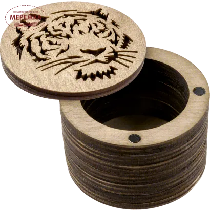 Фото скринька для рукоділля з тигром