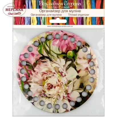 Фото органайзер для муліне фанера з малюнком FLZ(P)-047