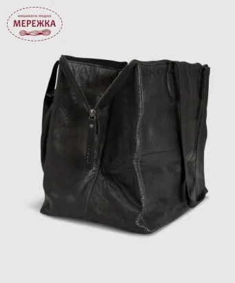 Фото Органайзер для муліне MUUD Fro сумка шкіряна, колір Black 