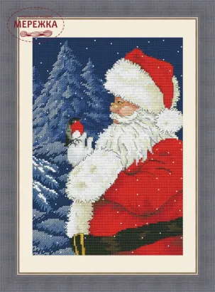 Фото Набір для вишивання хрестиком Olanta Санта, приходь! VN-061