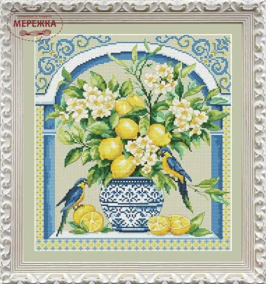 Фото Набір для вишивання хрестиком Olanta Лимонний настрій VN-255
