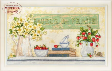 Фото Набір для вишивання хрестиком Olanta Полуничний аромат VN-074