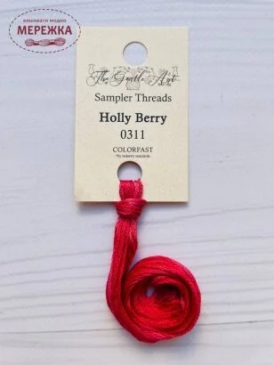 Фото The Gentle Art Sampler Threads Holly Berry 0311
