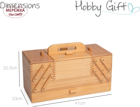 Фото Скринька для рукоділля Hobby Gift Cantilever Sew  Box GB9600