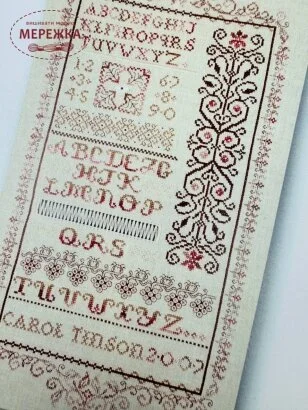 Heirloom Embroideries Схема Cerise Fleur HE-CF