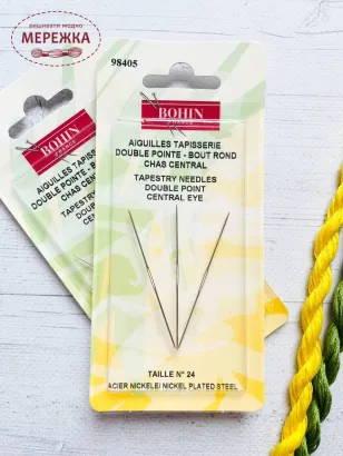 Фото голки двохсторонні Бохін №24