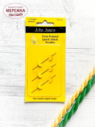Фото набір голок Джон Джеймс двохсторонні №26