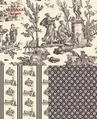 Фото Sajou Екоторбинка Grey Offrande toile de Jouy