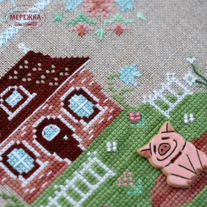 Фото Набір для вишивання хрестиком TelaArtis В калюжі Х-038