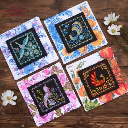 Фото Набір для вишивання хрестиком TelaArtis Петриківка. Воля (жовто-блакитна) Х-052