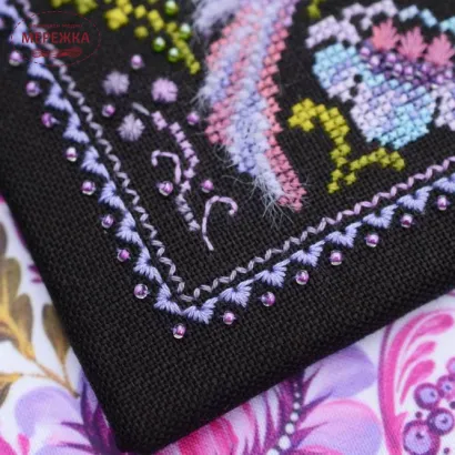 Фото Набір для вишивання хрестиком TelaArtis Петриківка. Краса (одуд) Х-051