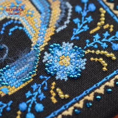 Фото Набір для вишивання хрестиком TelaArtis Петриківка. Воля (жовто-блакитна) Х-052