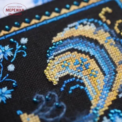 Фото Набір для вишивання хрестиком TelaArtis Петриківка. Воля (жовто-блакитна) Х-052