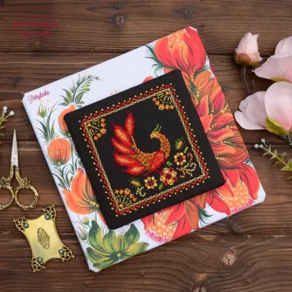 Фото Набір для вишивання хрестиком TelaArtis Петриківка. Натхнення (жар-птаха) Х-053