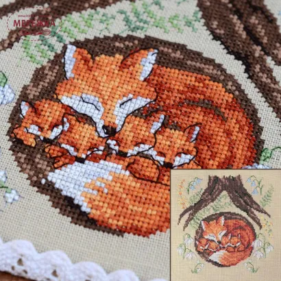 Фото Набір для вишивання хрестиком TelaArtis В очікуванні весни Х-1206