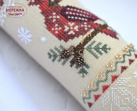 Фото Набір для вишивання хрестиком TelaArtis Цукерка. Зимовий гість Х-311