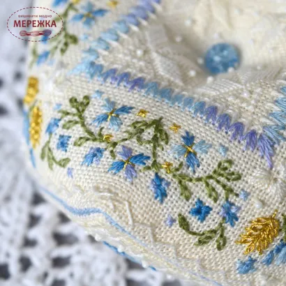 Фото Набір для вишивання хрестиком TelaArtis Волошкове біскорню Х-363