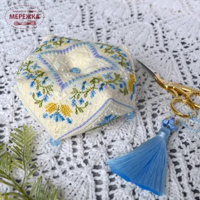 Фото Набір для вишивання хрестиком TelaArtis Волошкове біскорню Х-363