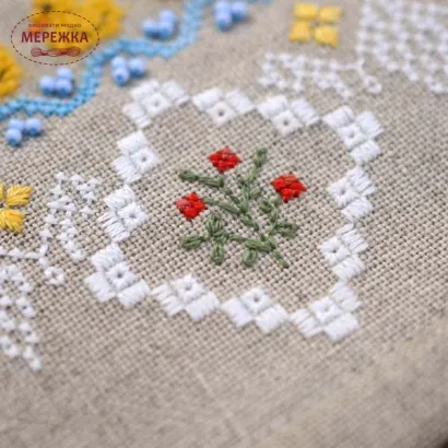 Фото Набір для вишивання хрестиком TelaArtis Весела ферма-2 Гусь едішн Х-506