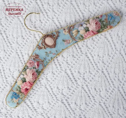 Фото Набір для вишивання хрестиком TelaArtis Плечики "Витончена блакить" Х-703