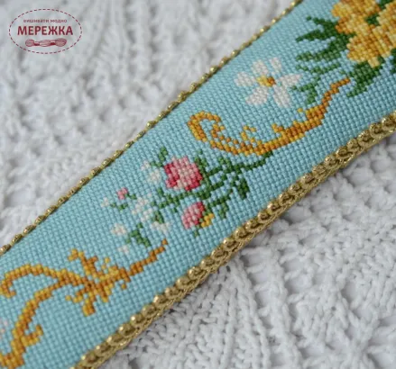 Фото Набір для вишивання хрестиком TelaArtis Плечики "Витончена блакить" Х-703
