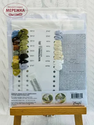 Фото Набір для вишивання хрестиком HeritageCrafts John Clayton. Водяний млин H369