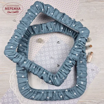 Фото JustCraft чохол для Q-snap 28*28 см. (сердечка)