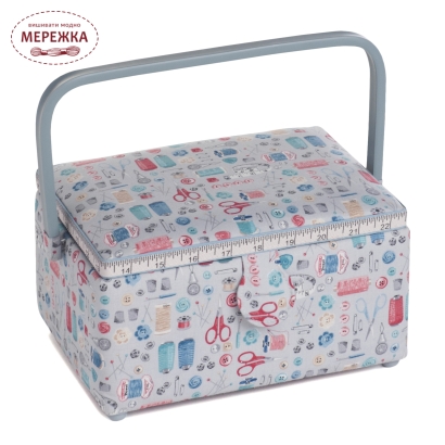 Фото Скринька для рукоділля Hobby Gift M Handles Stitch in Time HGMP.562